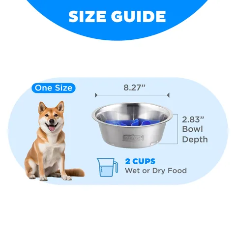 Outward Hound Fun Feeder 不鏽鋼慢食碗（M） 5