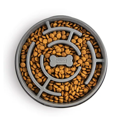 Outward Hound Fun Feeder Maze – Gray, Large