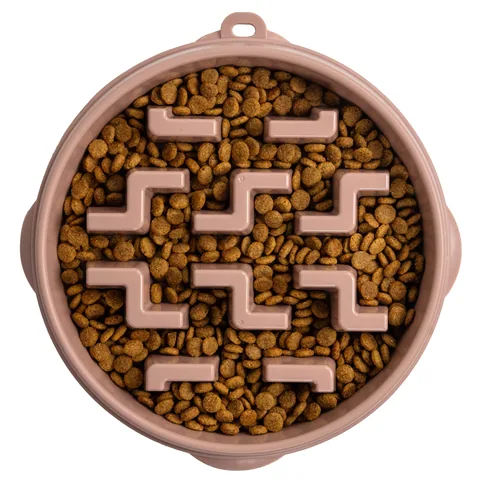Outward Hound Fun Feeder Notch – Desert, Large