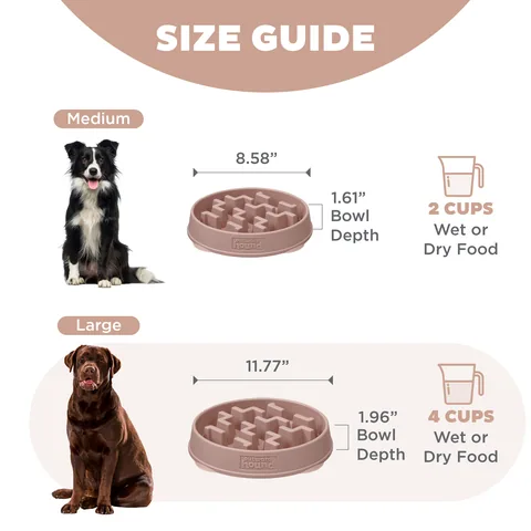 Outward Hound Fun Feeder Notch 刻痕慢食碗（Drs色／L） 5