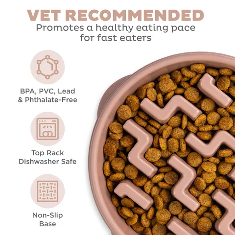 Outward Hound Fun Feeder Notch 刻痕慢食碗（Drs色／M） 3