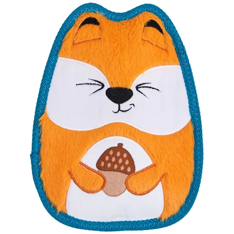 Outward Hound Tough Skinz Fox Dog Toy – Multicolor, Medium