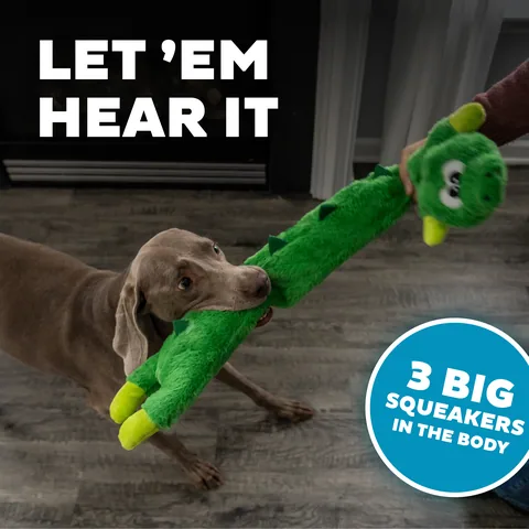 Outward Hound Longidudes Gator 加長型鱷魚玩具（綠） 4