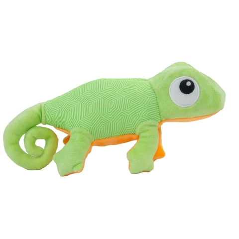 Outward Hound Coated Critterz Lizard Dog Toy – Green, Medium