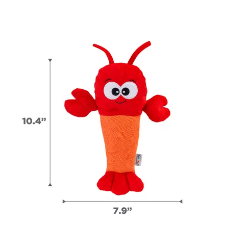 Outward Hound Coated Critterz 龍蝦造型你丟我撿玩具（紅／M） 4