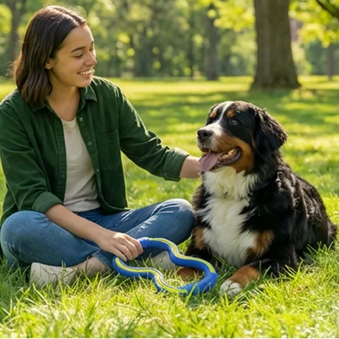 Outward Hound FlyFetch Tug 拔河玩具（紫／M） 5