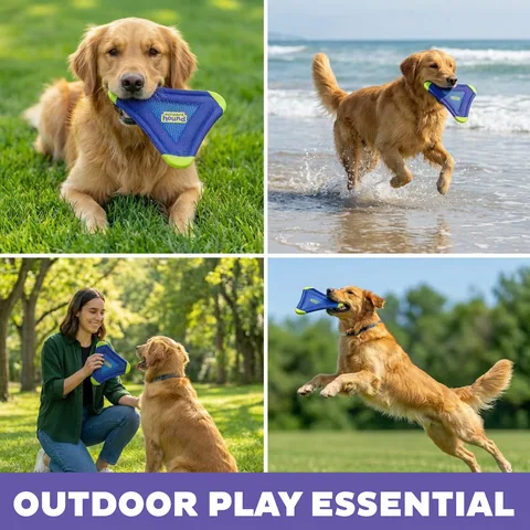 Outward Hound FlyFetch Flyer 飛行玩具（紫／M） 4