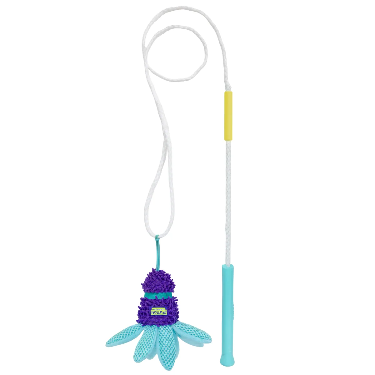 Outward Hound FlyFetch Teaser Wand 逗狗棒玩具（紫）