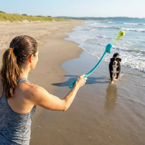 Outward Hound FlyFetch Launch A Ball 發射器（藍／M） 5