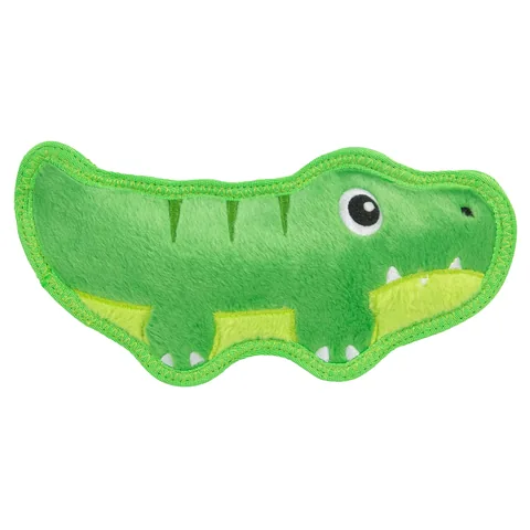 Outward Hound Tough Skinz Alligator Dog Toy – Green, Medium