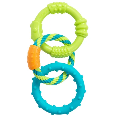 Petstages Orka Dental Links 歐卡健齒連接環|中/大型犬互動玩具 3
