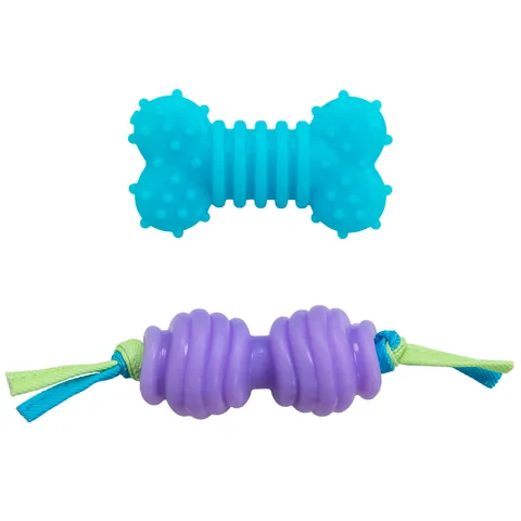 Petstages Mini Orka Chew Pair 歐卡迷你二合一組｜幼犬／小型犬玩具 3