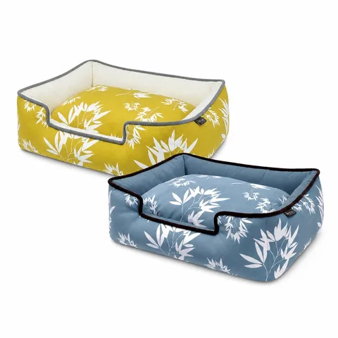 P.L.A.Y. Bamboo Lounge Bed 竹艺术四边床 芥末黄 天空蓝 S M L XL