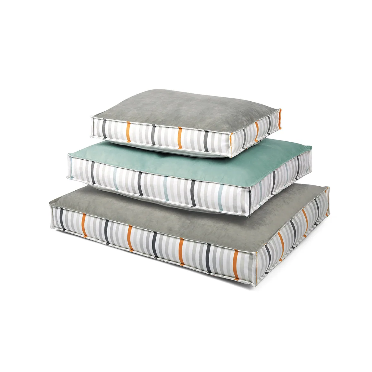 P.L.A.Y. Seaside Boxy Bed 海濱方塊床 Sea Glass Oyster Gray 寵物床