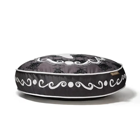 P.L.A.Y. Cameo Round Bed 华丽浮雕圆床 象牙黑白 S M
