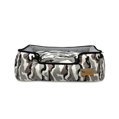 P.L.A.Y. Camouflage Lounge Bed 迷彩四邊床 灰白 軍綠 S M L XL 3