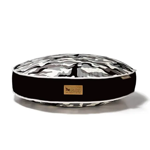 P.L.A.Y. Camouflage Round Bed 迷彩風圓床 灰綠 軍綠 S M L 寵物床 5