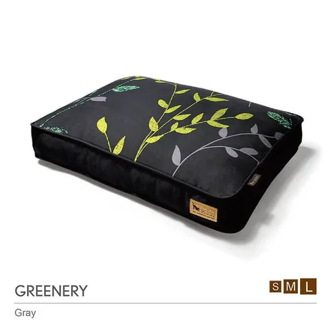P.L.A.Y. Greenery Rectangular Bed 御翠庭園方床 灰黑 鮮綠 S M L 3