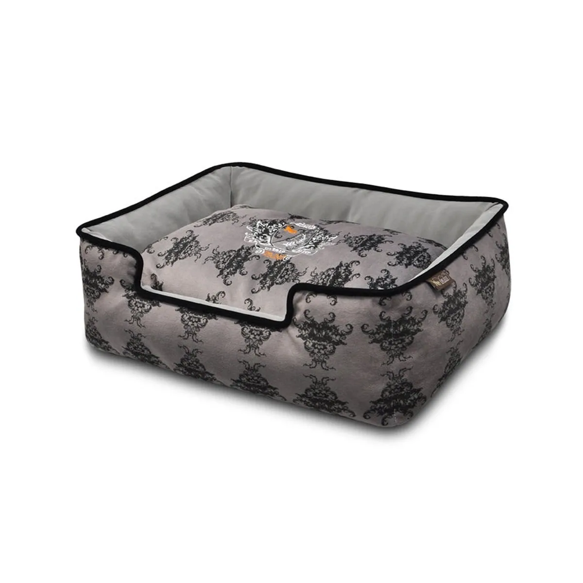 P.L.A.Y. Royal Crest Lounge Bed 皇室徽章四邊床 銀灰 S M L XL