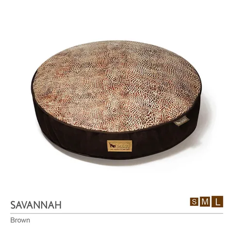 P.L.A.Y. Savannah Round Bed 薩凡納圓床 灰 棕 S M L 3