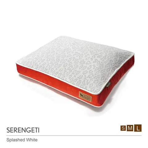 P.L.A.Y. Serengeti Rectangular Bed 塞倫蓋蒂方床 揮灑白 深灰銅 2