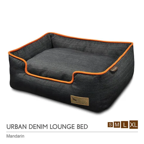 P.L.A.Y. Urban Denim Lounge Bed 城市牛仔四邊床 Mandarin Chocolate S M L XL 2