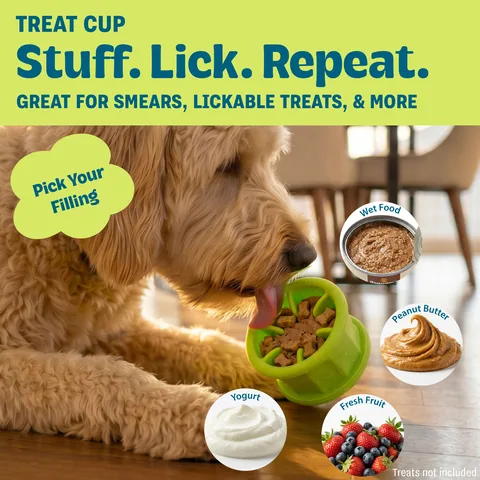 Pupstages Flex-Force Treat Cup 狗狗零食杯玩具（綠／M） 2