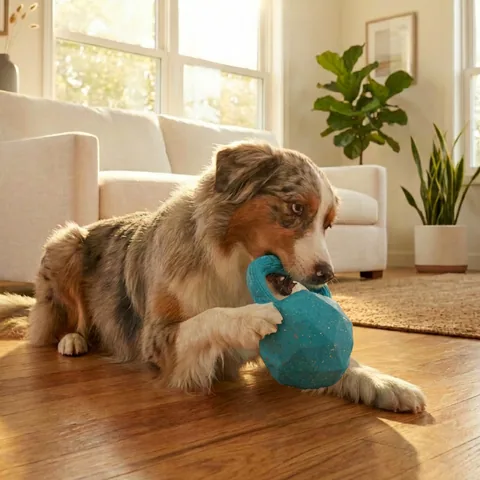 Pupstages Flex-Force Herding Ball 狗狗趕牧球玩具（藍／L） 5
