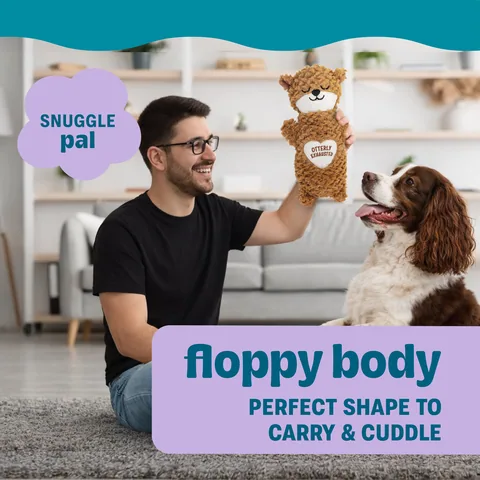 Pupstages Comfort Plush 水獺造型狗玩偶（棕） 3