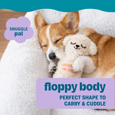 Pupstages Comfort Plush 綿羊造型狗玩偶（白） 3