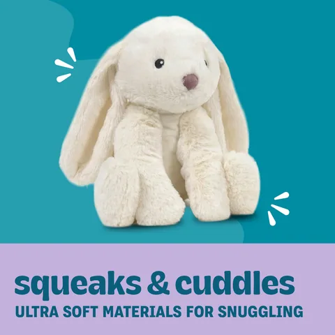 Pupstages Calming Plush Buds 兔子造型陪伴玩偶（白／L） 4