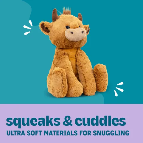 Pupstages Calming Plush Buds 高地牛造型陪伴玩偶（棕／L） 4