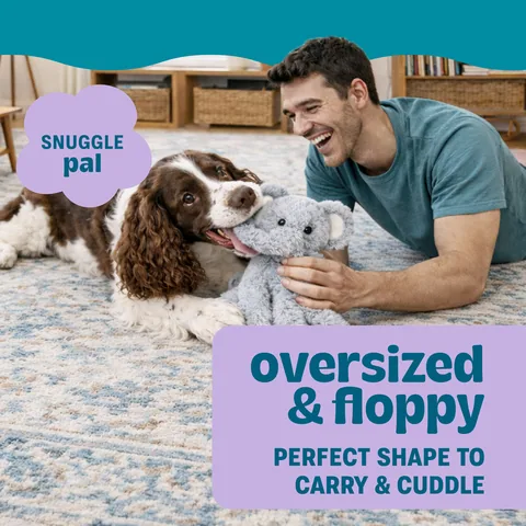 Pupstages Calming Plush Buds 大象造型陪伴玩偶（灰／L） 3